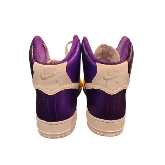 NBA x Air Force 1 High Top Custom Lakers Size: 13 - Picture 5 of 9